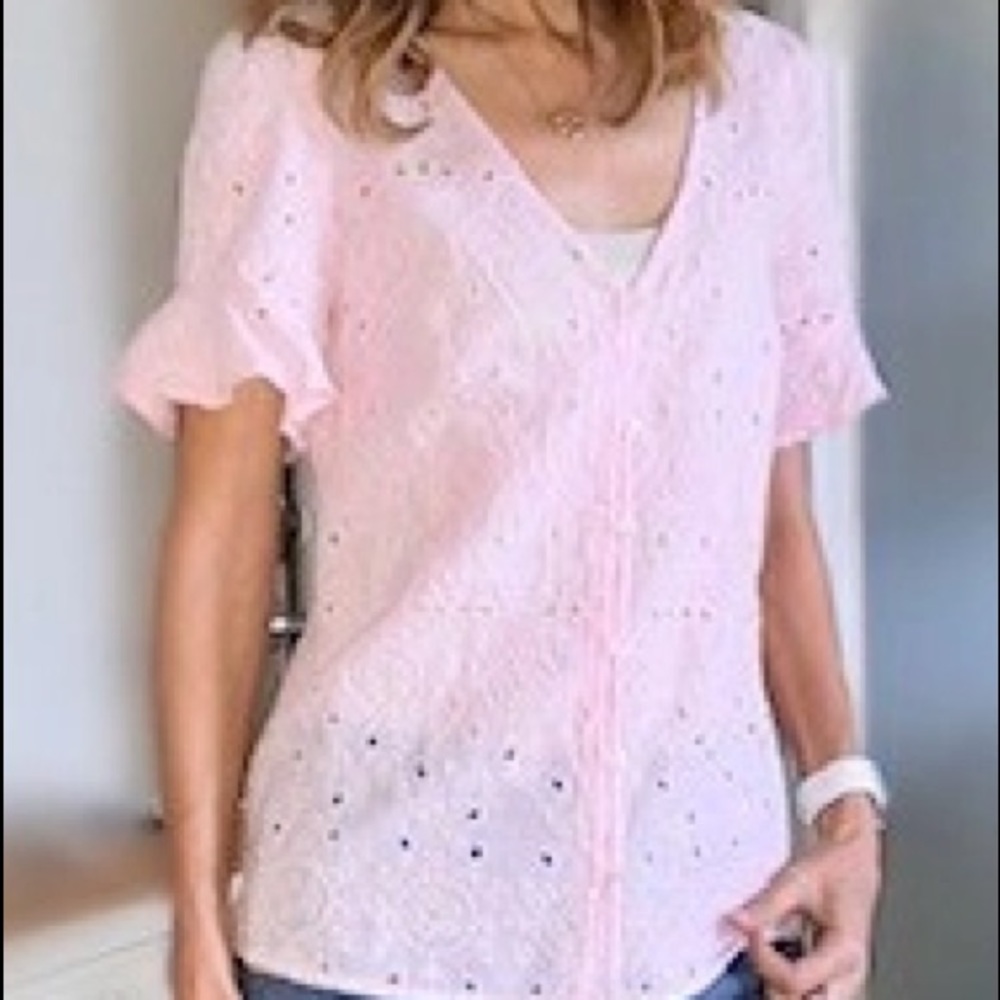 Old Navy eyelet top